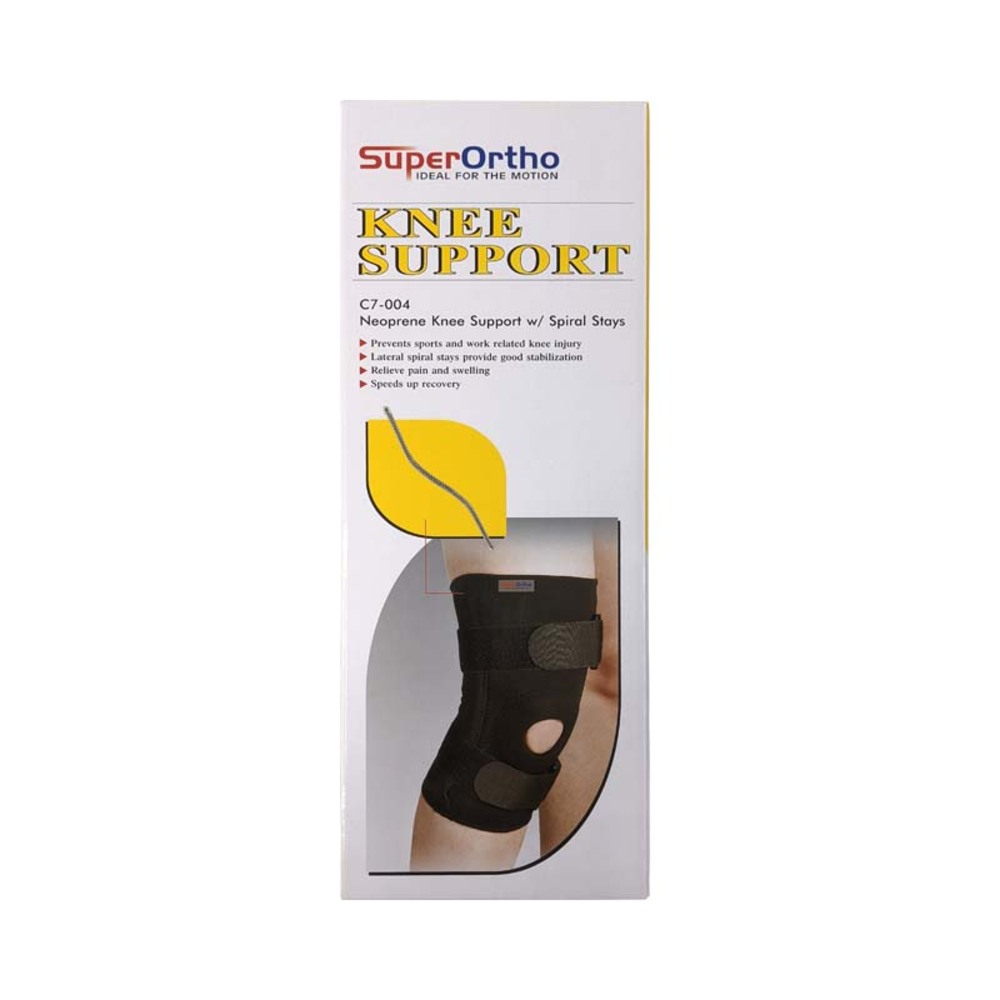 RODILLERA SUPER ORTHO TUBULAR NEOPRENO CON BARBAS - 3