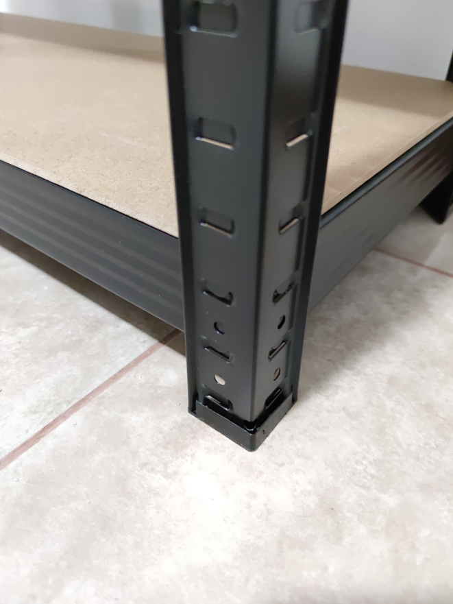 ESTANTE METALBREIN MB1507030N METÁLICO 5 REPISAS NEGRO 150 X 70 X 30 CM - 4