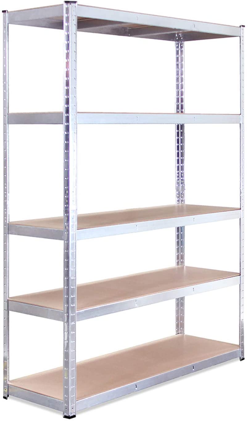 ESTANTE METALBREIN MB22012045 METÁLICO 5 REPISAS GALVANIZADO 220 X 120 X 45 CM - 1