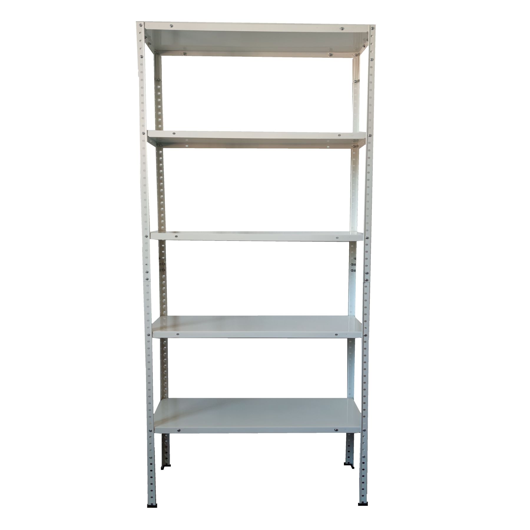 ESTANTE METALBREIN MB1708030B METÁLICO 5 REPISAS COLOR BLANCO 170 X 80 X 30 CM - 2