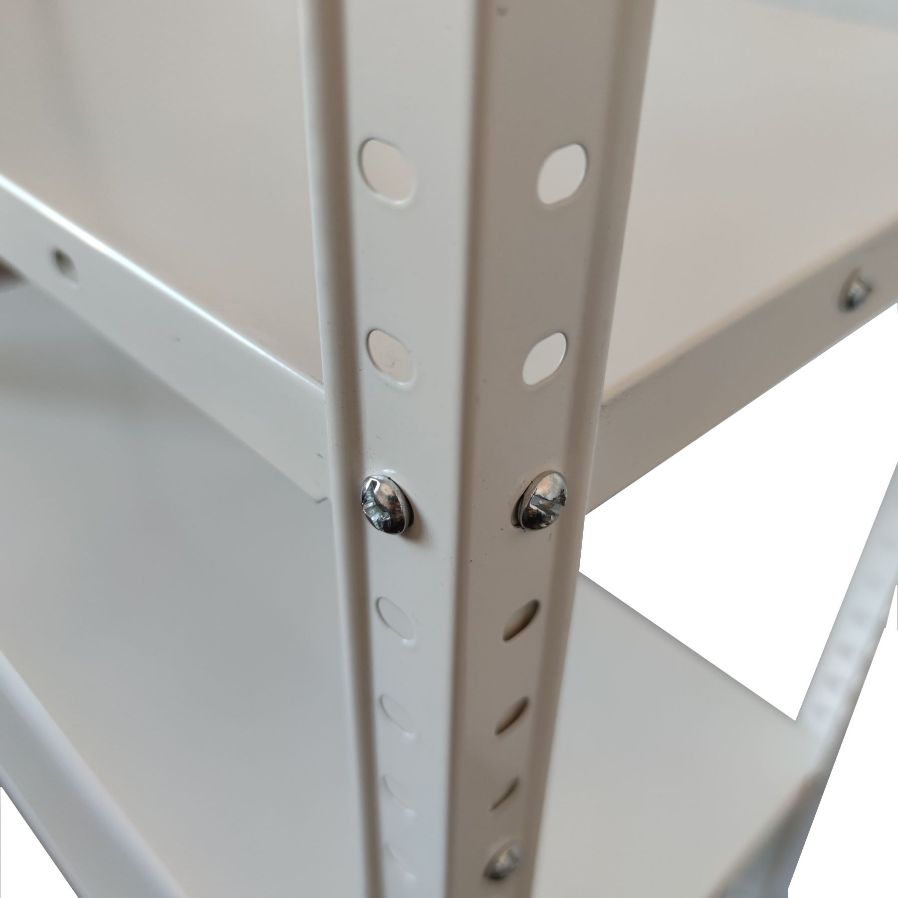 ESTANTE METALBREIN MB1708030B METÁLICO 5 REPISAS COLOR BLANCO 170 X 80 X 30 CM - 3