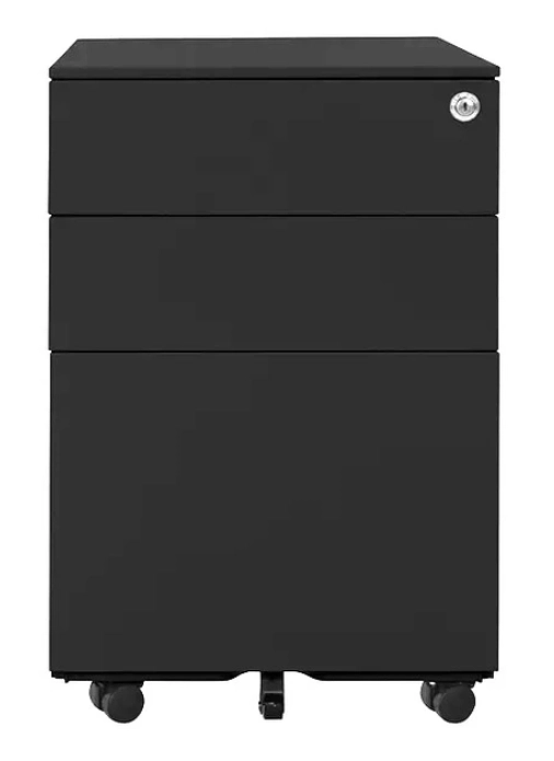 CAJONERA METÁLICA 60X39X50CM - EN COLOR NEGRO - 2