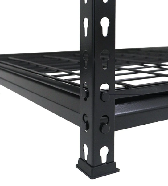 ESTANTE METÁLICO 180X90X45CM - EN COLOR NEGRO - 4