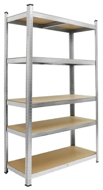 ESTANTE METÁLICO 186X90X60CM - GALVANIZADO - 1