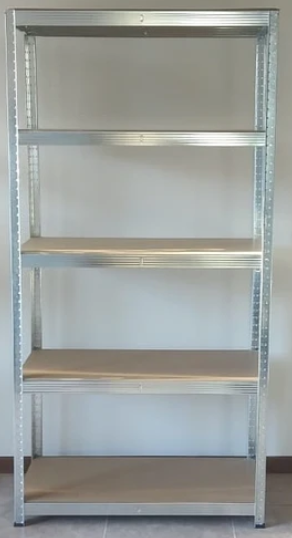 ESTANTE METÁLICO 186X90X60CM - GALVANIZADO - 2