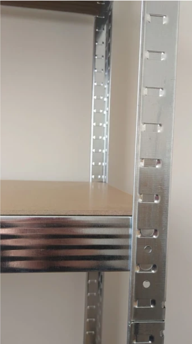 ESTANTE METÁLICO 186X90X60CM - GALVANIZADO - 3