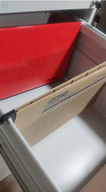 CAJONERA KARDEX METÁLICA 104X46X62CM - 3 CAJONES - 2