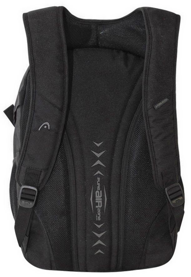 MOCHILA PORTA LAPTOP SAHARA NEGRO PLATA HEAD - 5