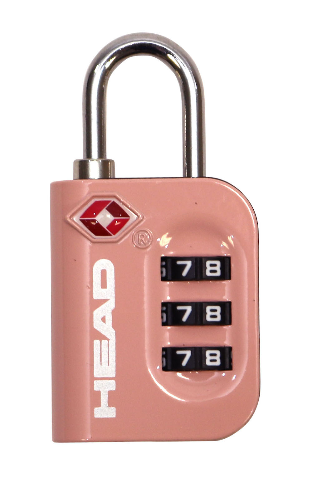 CANDADO HEAD VIAJE METÁLICO TSA ROSE GOLD ACERO - 2