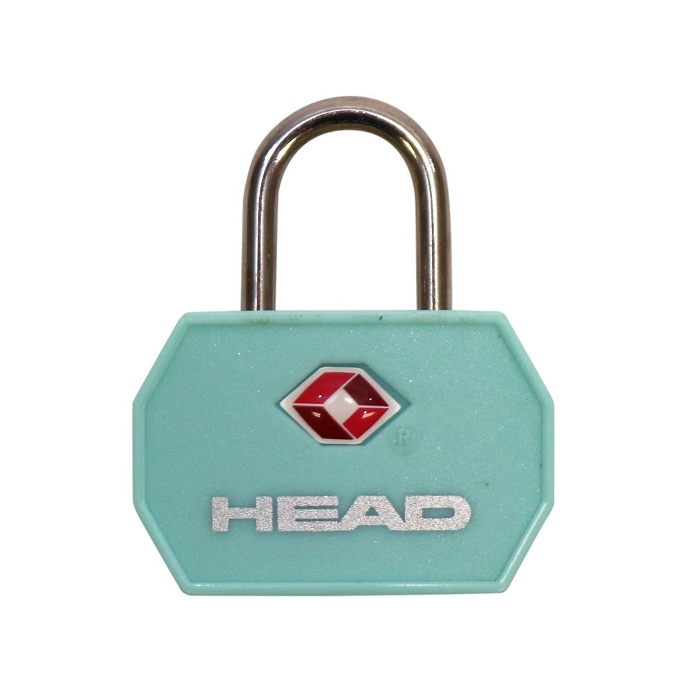 CANDADO HEAD TSA CON LLAVE MENTA ACERO - 1
