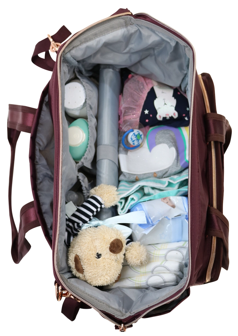 BOLSO CARTERA MATERNAL MATERNITY BURDEO HEAD - 6