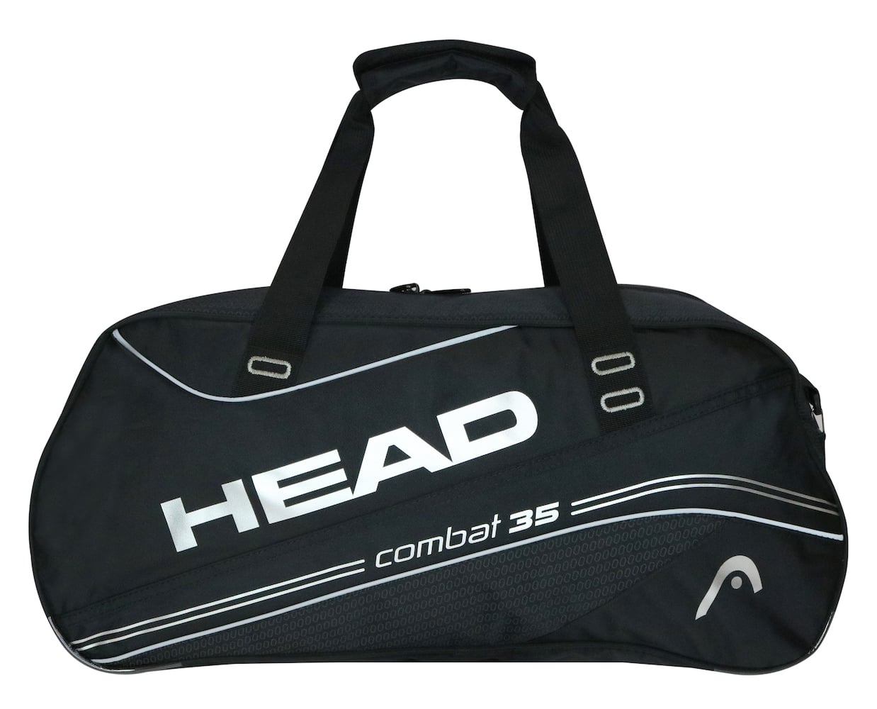 BOLSO DEPORTIVO HEAD NYLON NEGRO PLATA NEW COMBAT 35 - 2