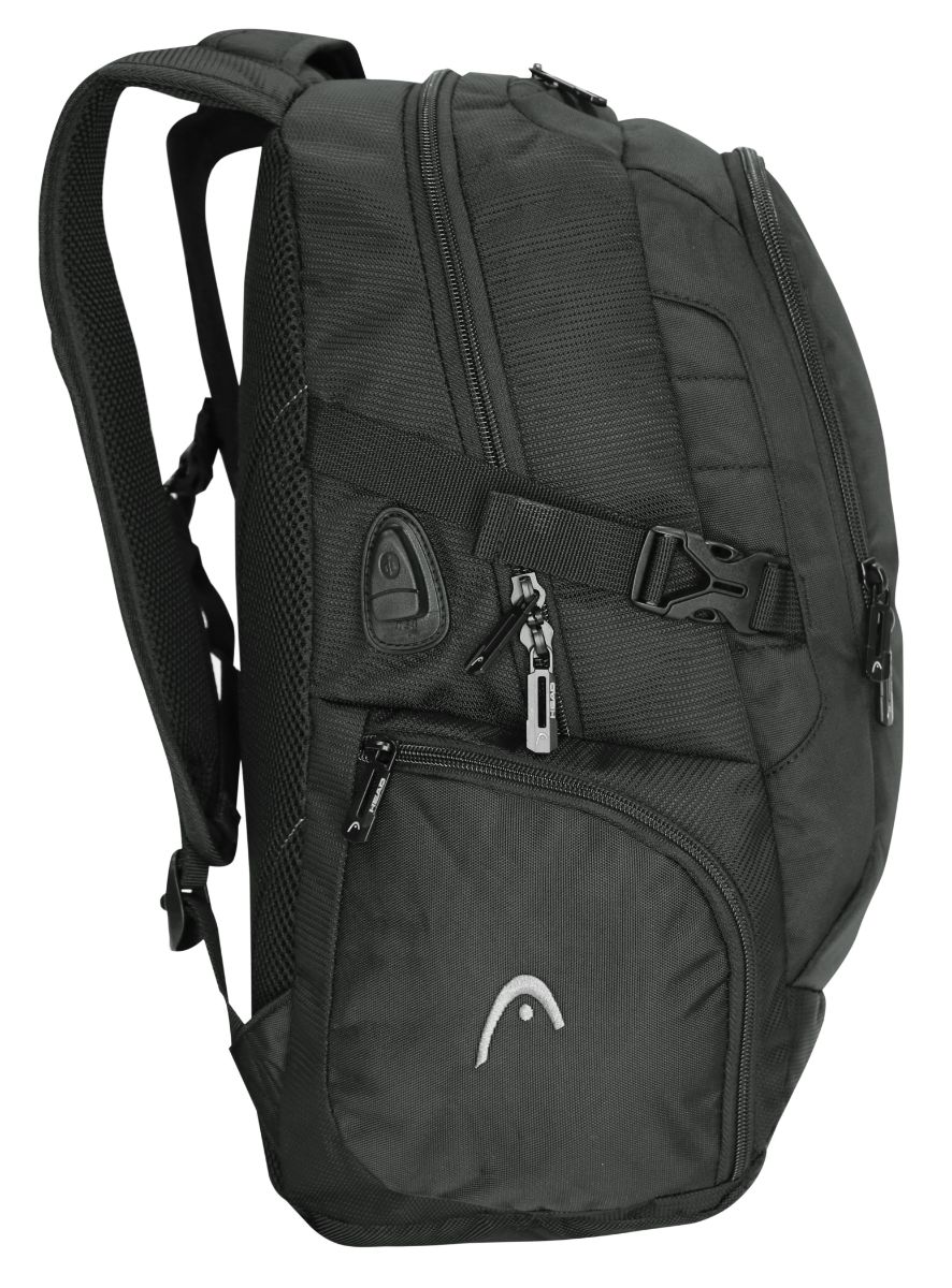 MOCHILA PORTA LAPTOP TITAN USB NEGRA HEAD - 8