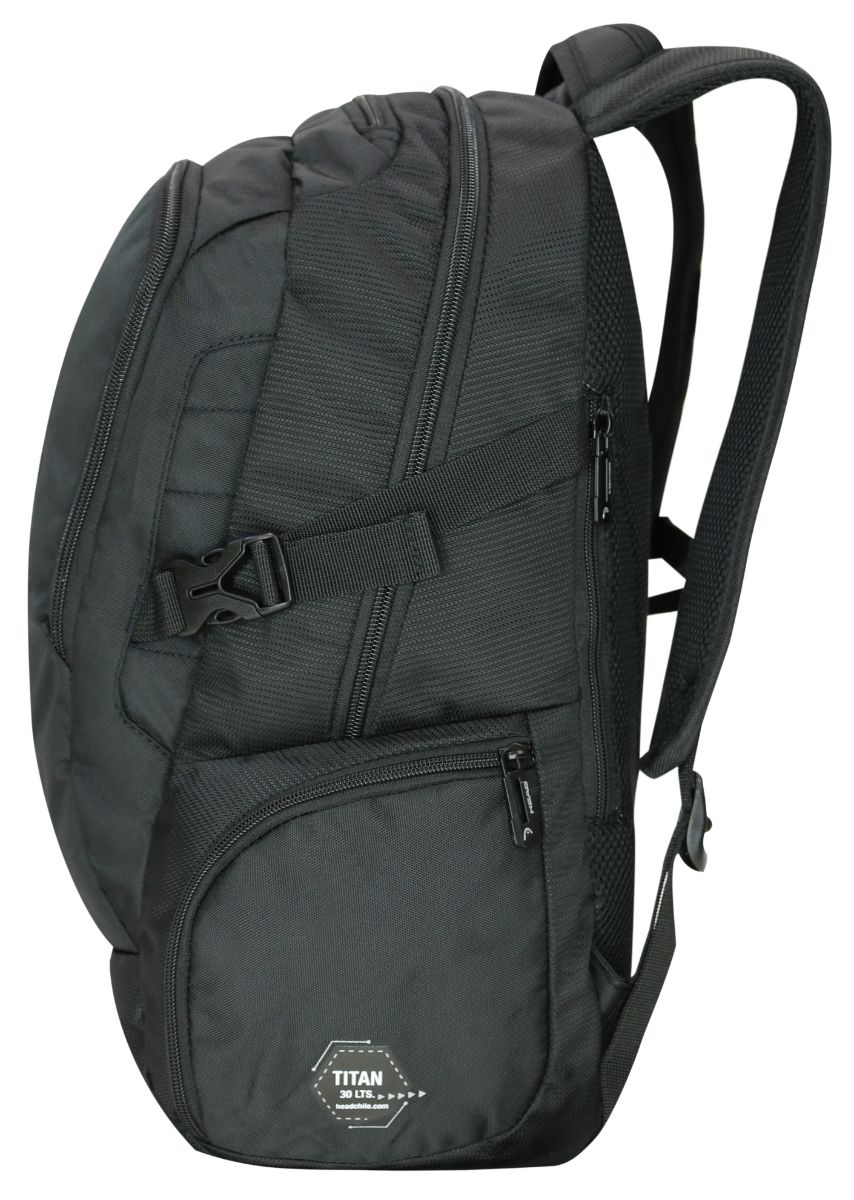 MOCHILA PORTA LAPTOP TITAN USB NEGRA HEAD - 9