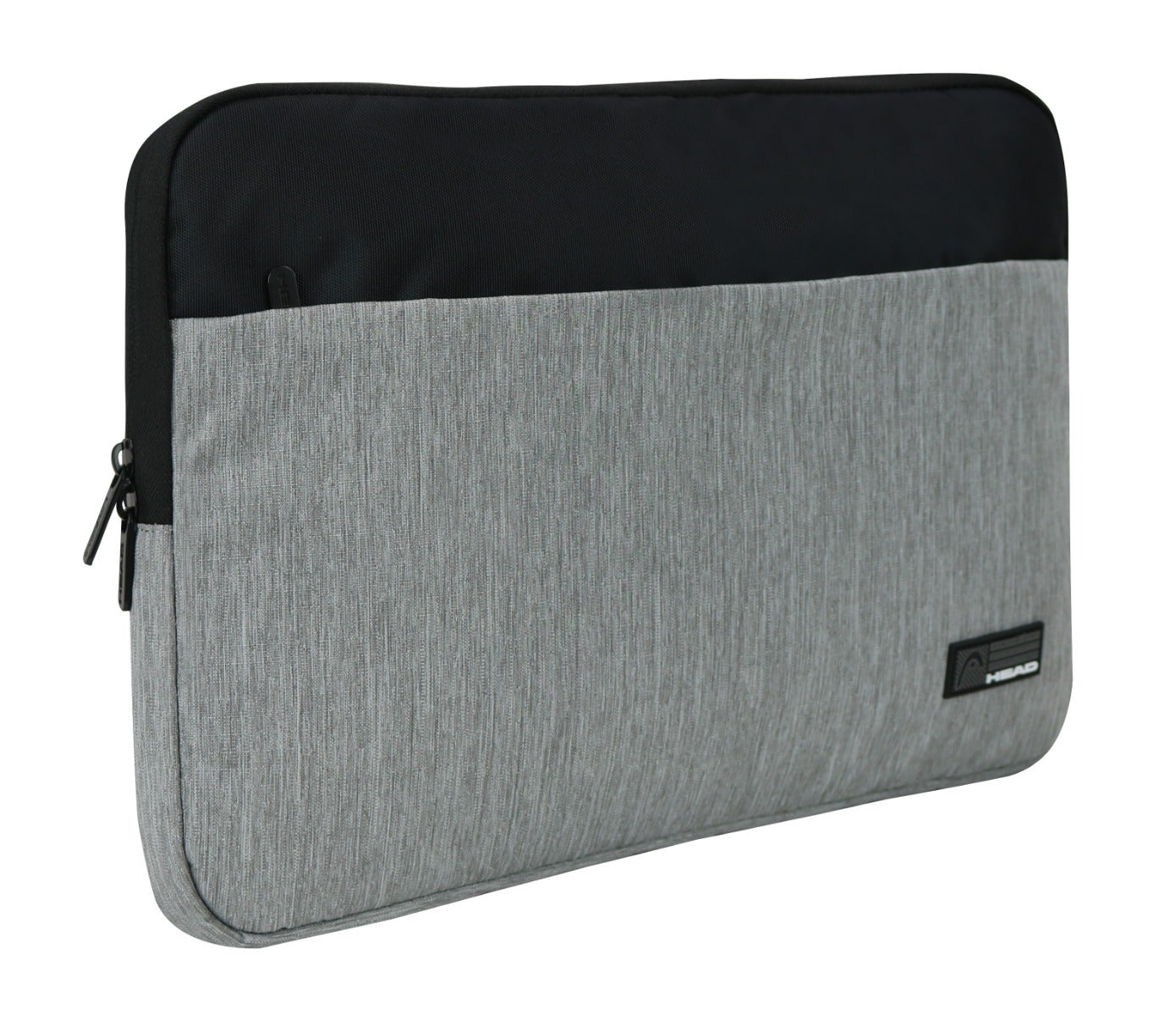 FUNDA HEAD LAPTOP ZIP 14' MELANGE GRIS NEGRO - 1