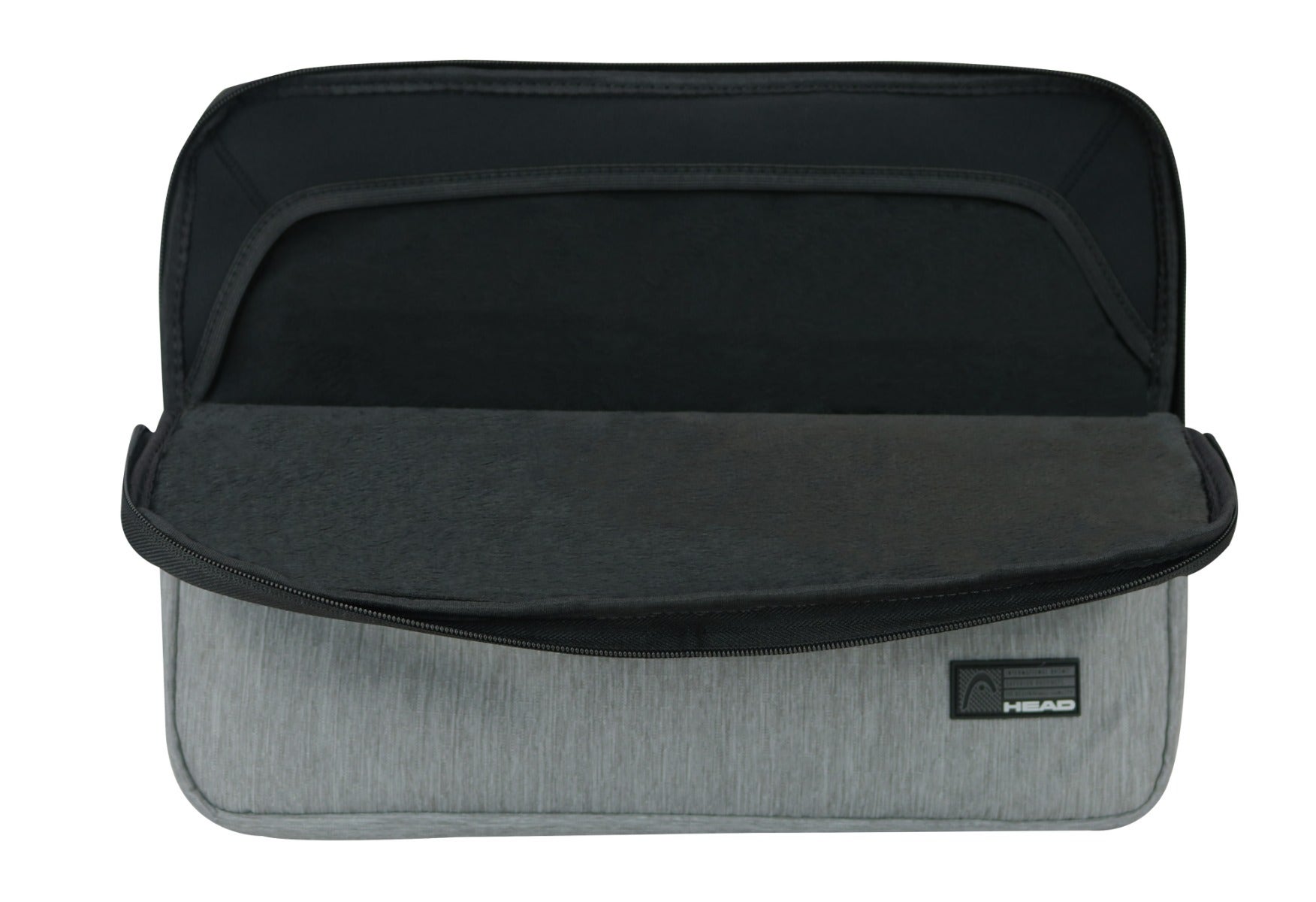 FUNDA HEAD LAPTOP ZIP 14' MELANGE GRIS NEGRO - 3