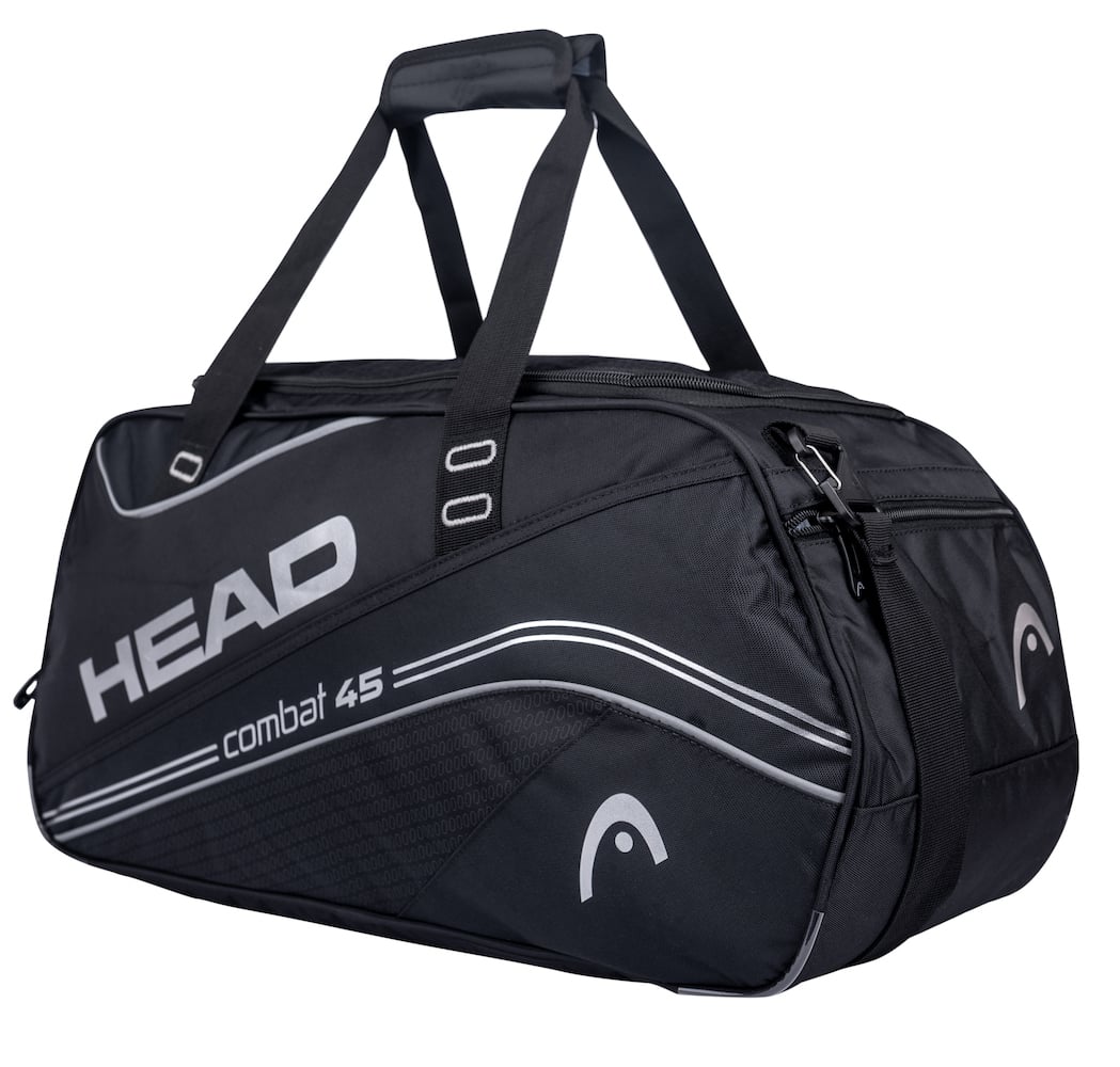 BOLSO DEPORTIVO HEAD NYLON NEGRO PLATA NEW COMBAT 45 - 1