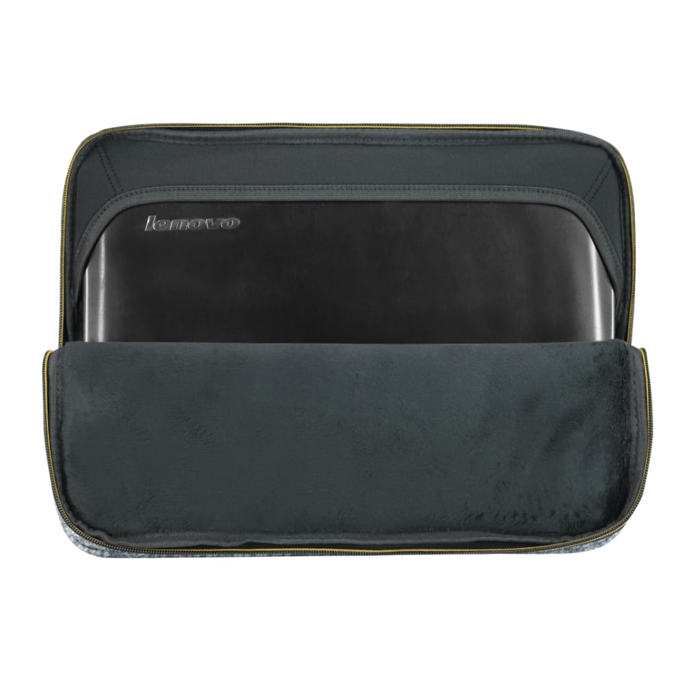 FUNDA HEAD COMPUTADOR ZIP 14 MELANGE GRIS OSCURO - 3