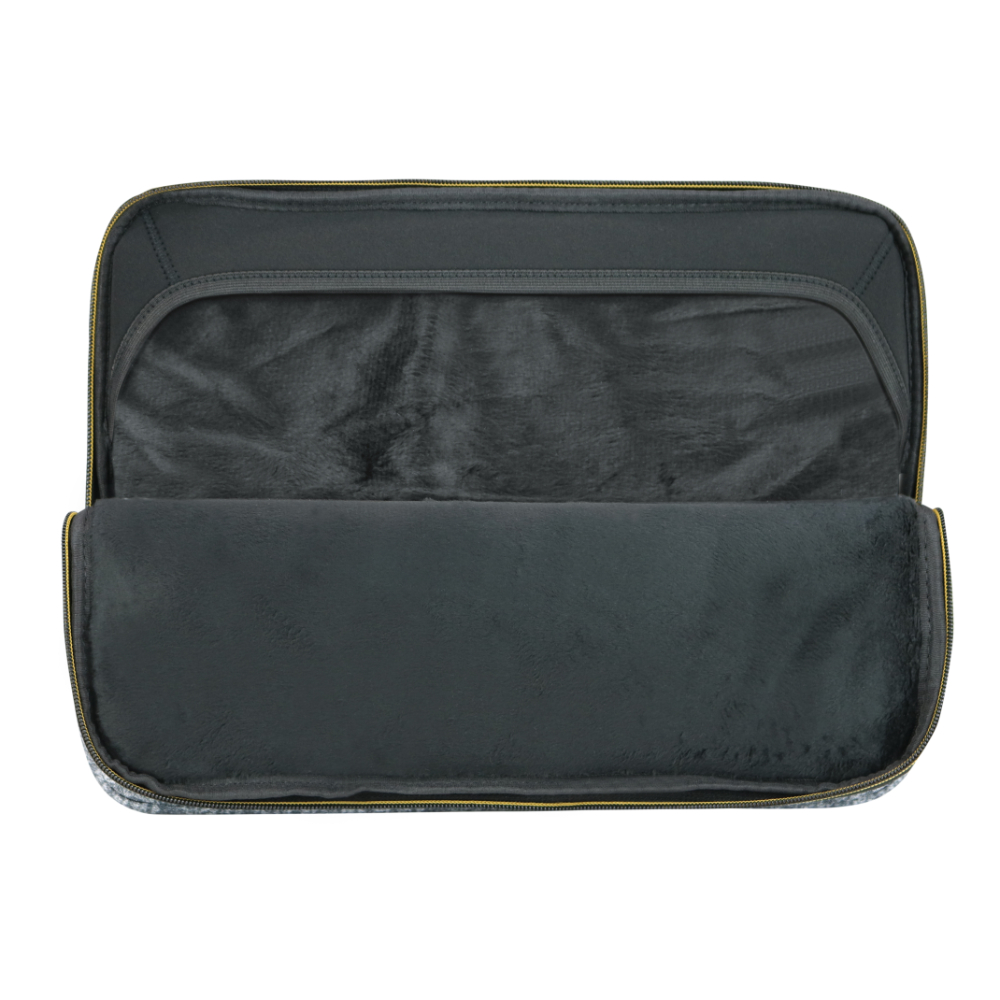 FUNDA HEAD COMPUTADOR ZIP 14 MELANGE GRIS OSCURO - 7