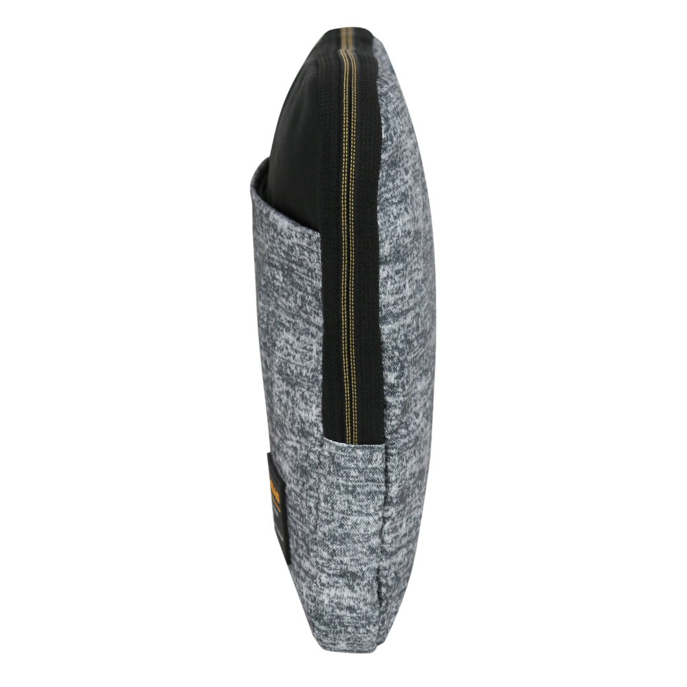 FUNDA HEAD COMPUTADOR ZIP 14 MELANGE GRIS OSCURO - 9