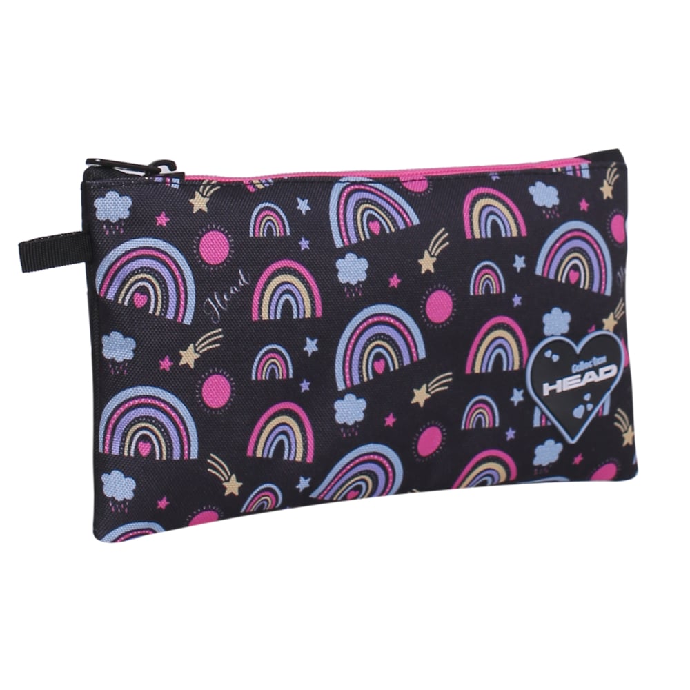 PACK BAKAN ESCOLAR UNICORNIO ARCOIRIS NEGRO HEAD - 4