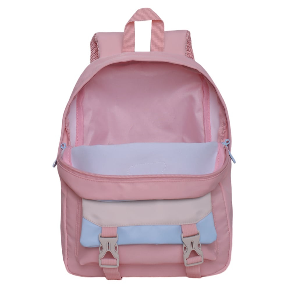 MOCHILA INFANTIL SWEET COLOR BLOCK ROSADO HEAD - 2