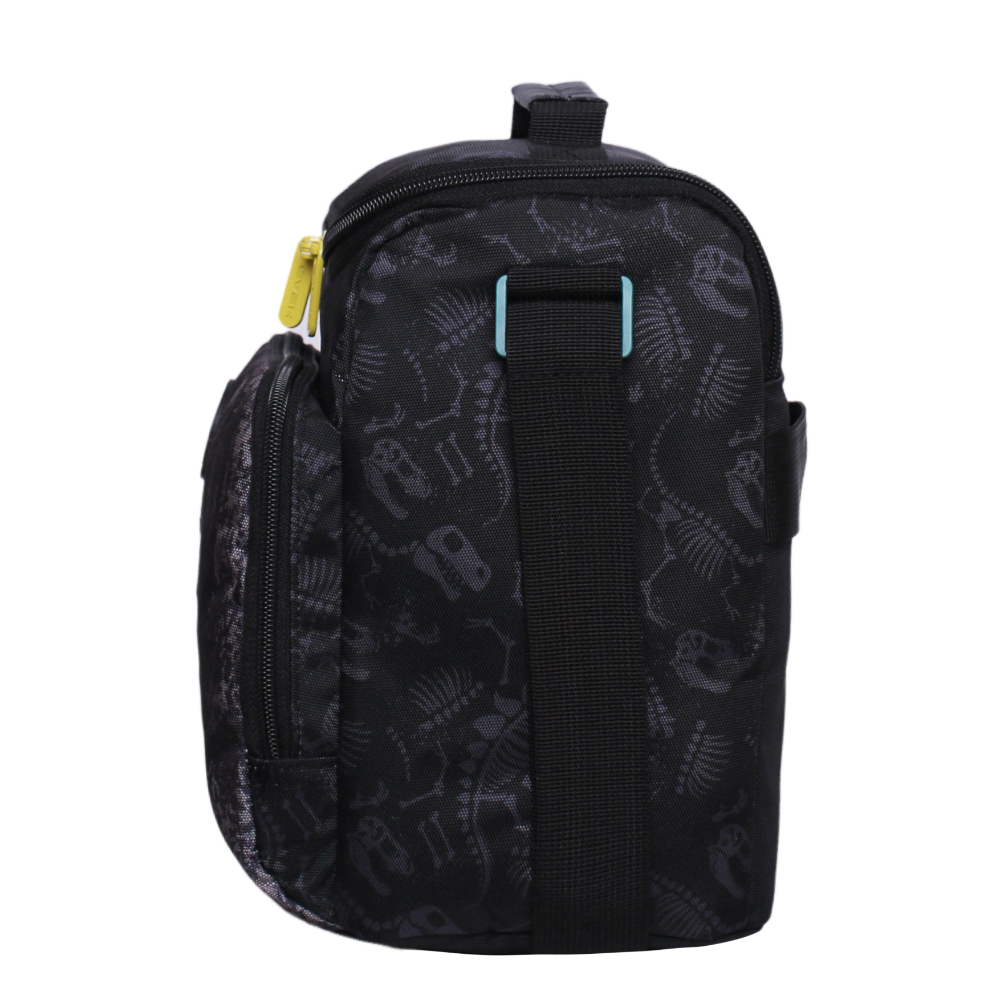 LONCHERA ESCOLAR FREEZE DINO 3D NEGRO HEAD - 4
