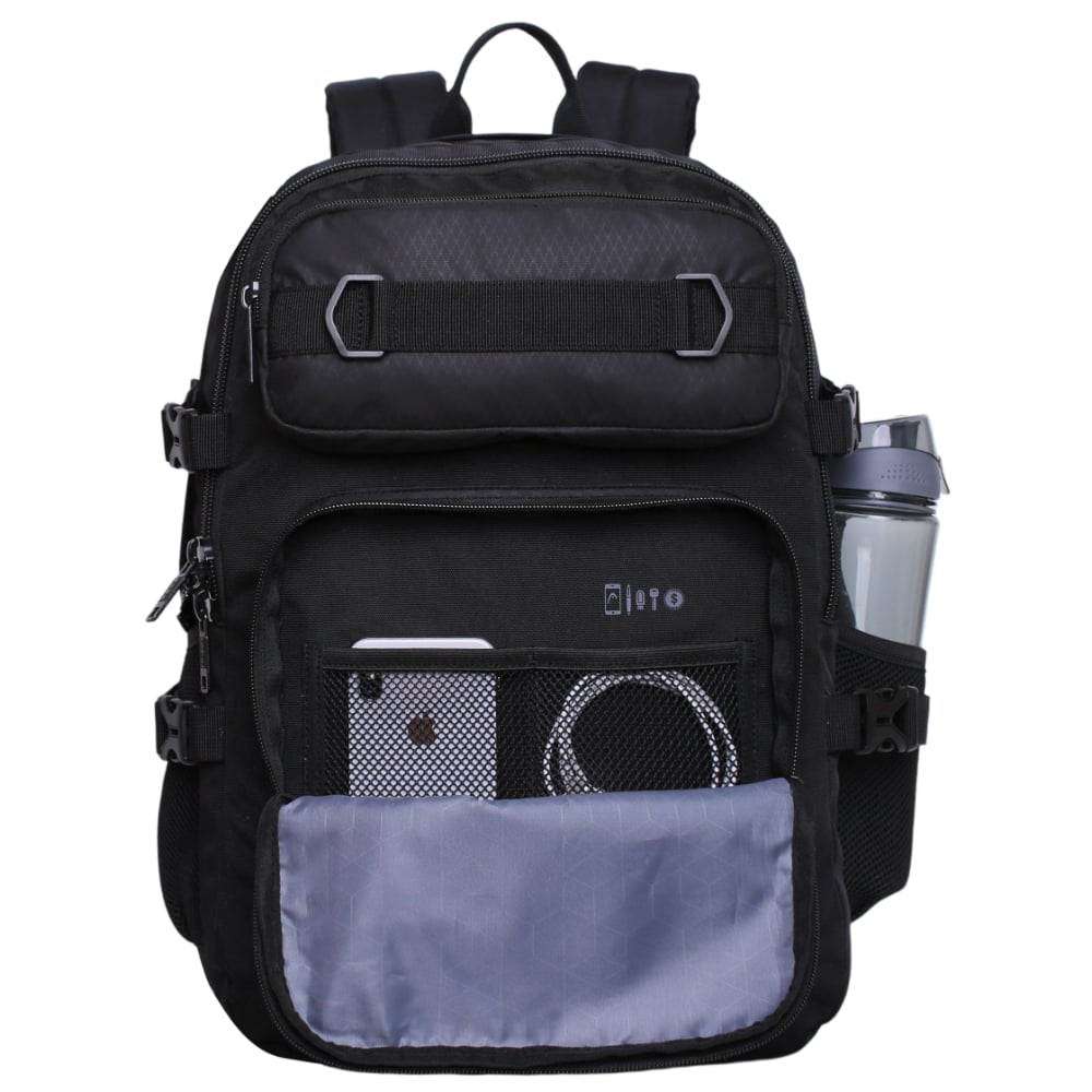 MOCHILA LOGAN 40L REVERSE ROMBOS NEGRO HEAD - 3