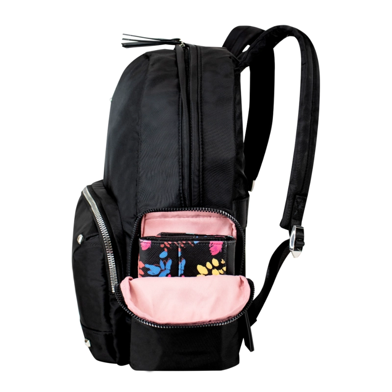 MOCHILA EJECUTIVA MUJER GOLD NEW NEGRO HEAD - 9