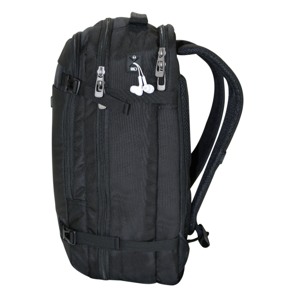 MOCHILA DE VIAJE NOTEBOOK STRADA REVERSE NEGRO HEAD - 8