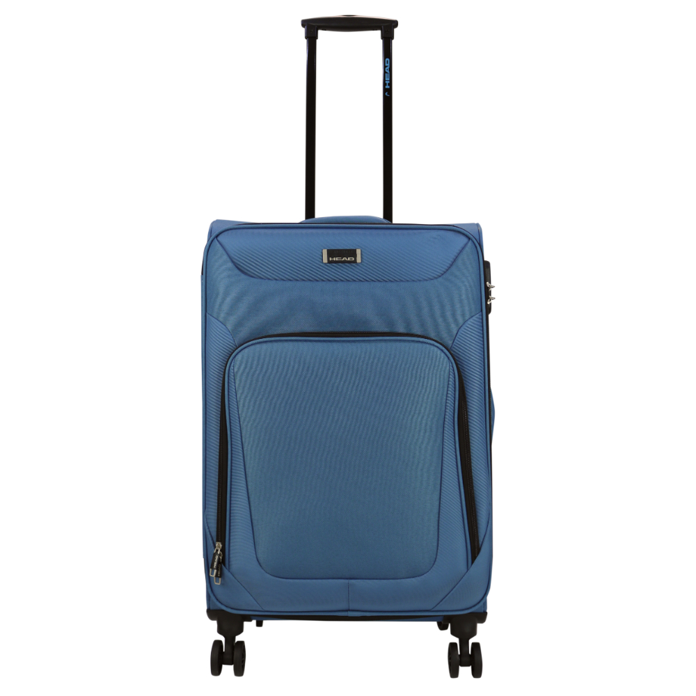 MALETA BLANDA TELA MADRID M AZUL FRIO HEAD - 2