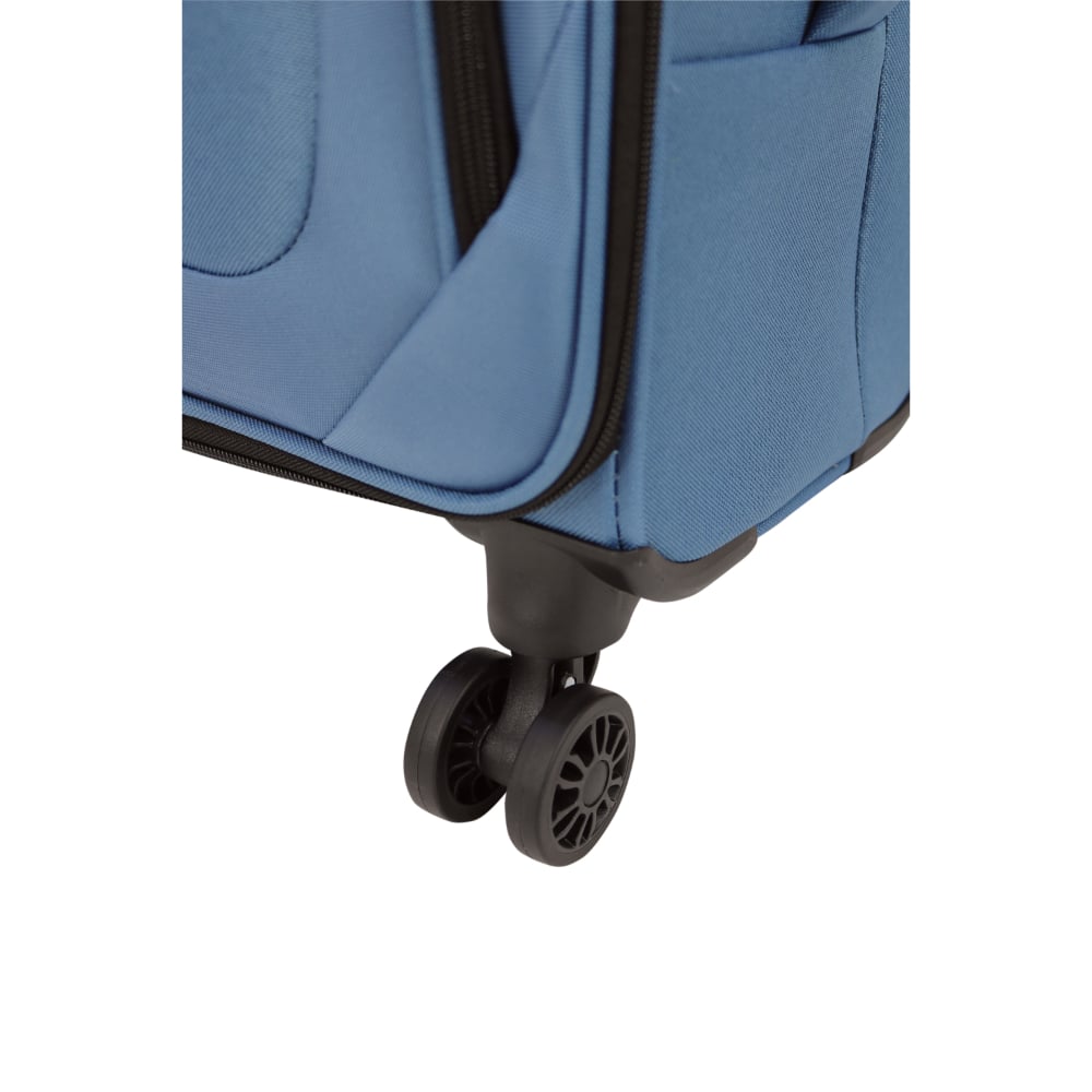 MALETA BLANDA TELA MADRID M AZUL FRIO HEAD - 4