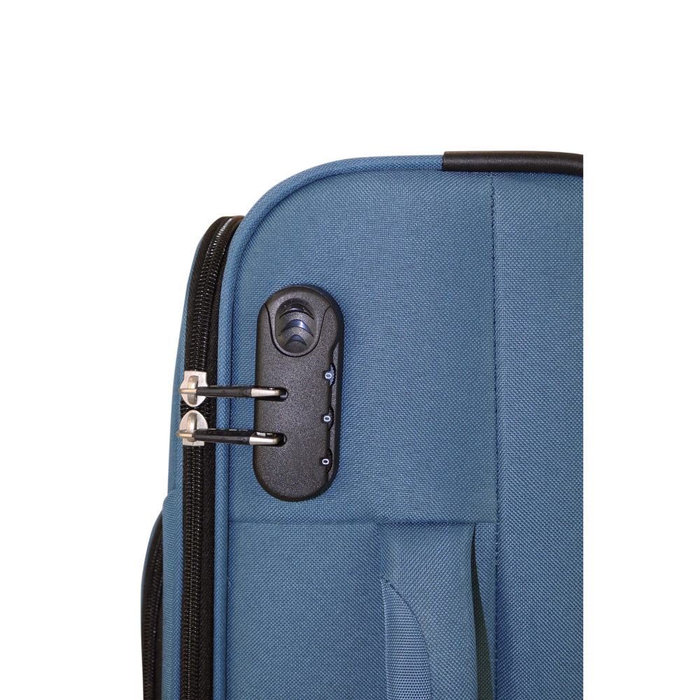 MALETA BLANDA TELA MADRID M AZUL FRIO HEAD - 5