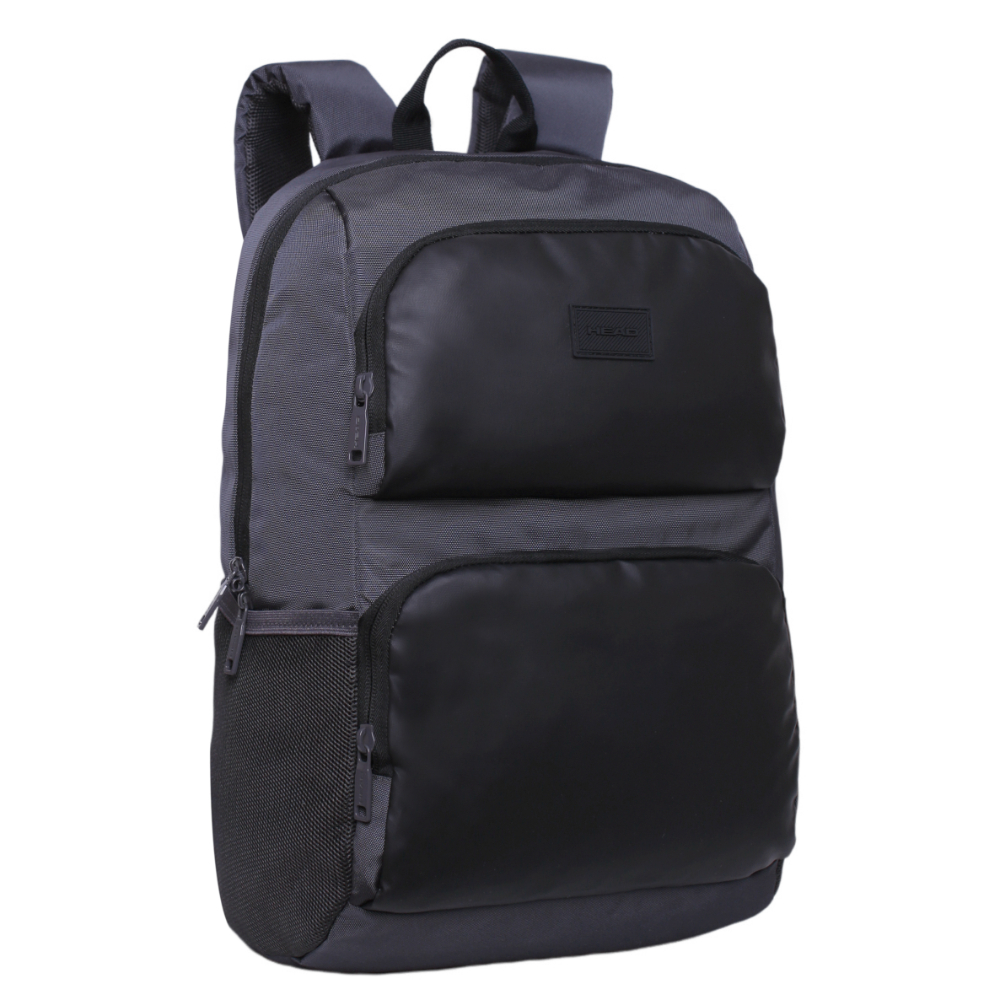 MOCHILA NOTEBOOK STINGER REVERSE GRIS OSCURO - 1