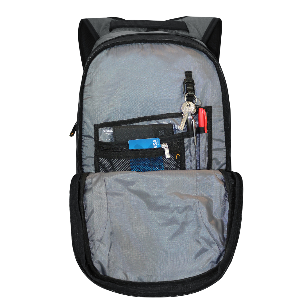 MOCHILA PORTA LAPTOP CROSSTREK NEW NEGRO GRIS HEAD - 4