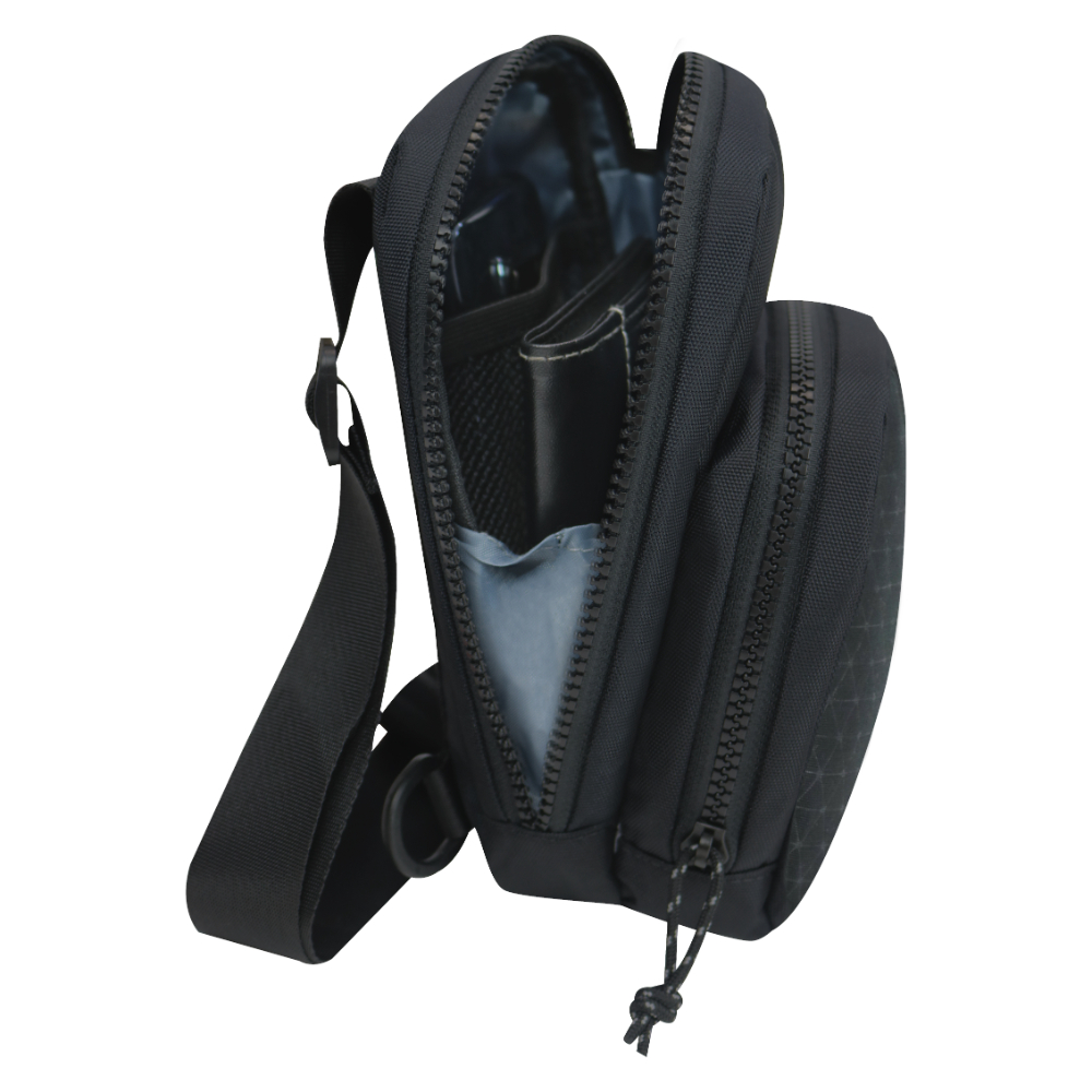 BOLSO PORTA DOCUMENTOS VIP ROMBOS NEGRO HEAD - 3