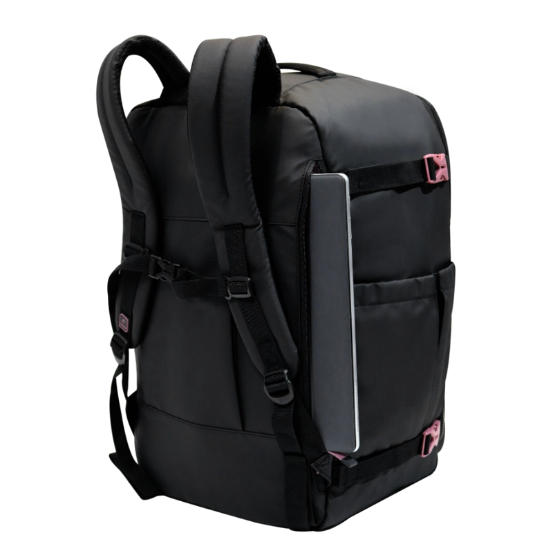 MOCHILA DE VIAJE AROUND REVERSE NEGRO MALVA CALIDAD HEAD - 5