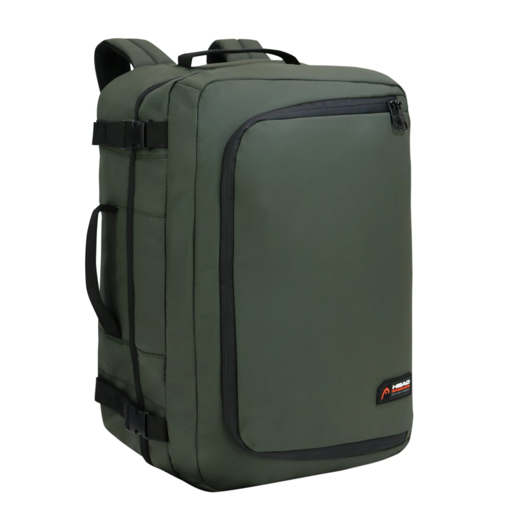 MOCHILA DE VIAJE PREMIUM TRAVELER VERDE MILITAR HEAD - 1