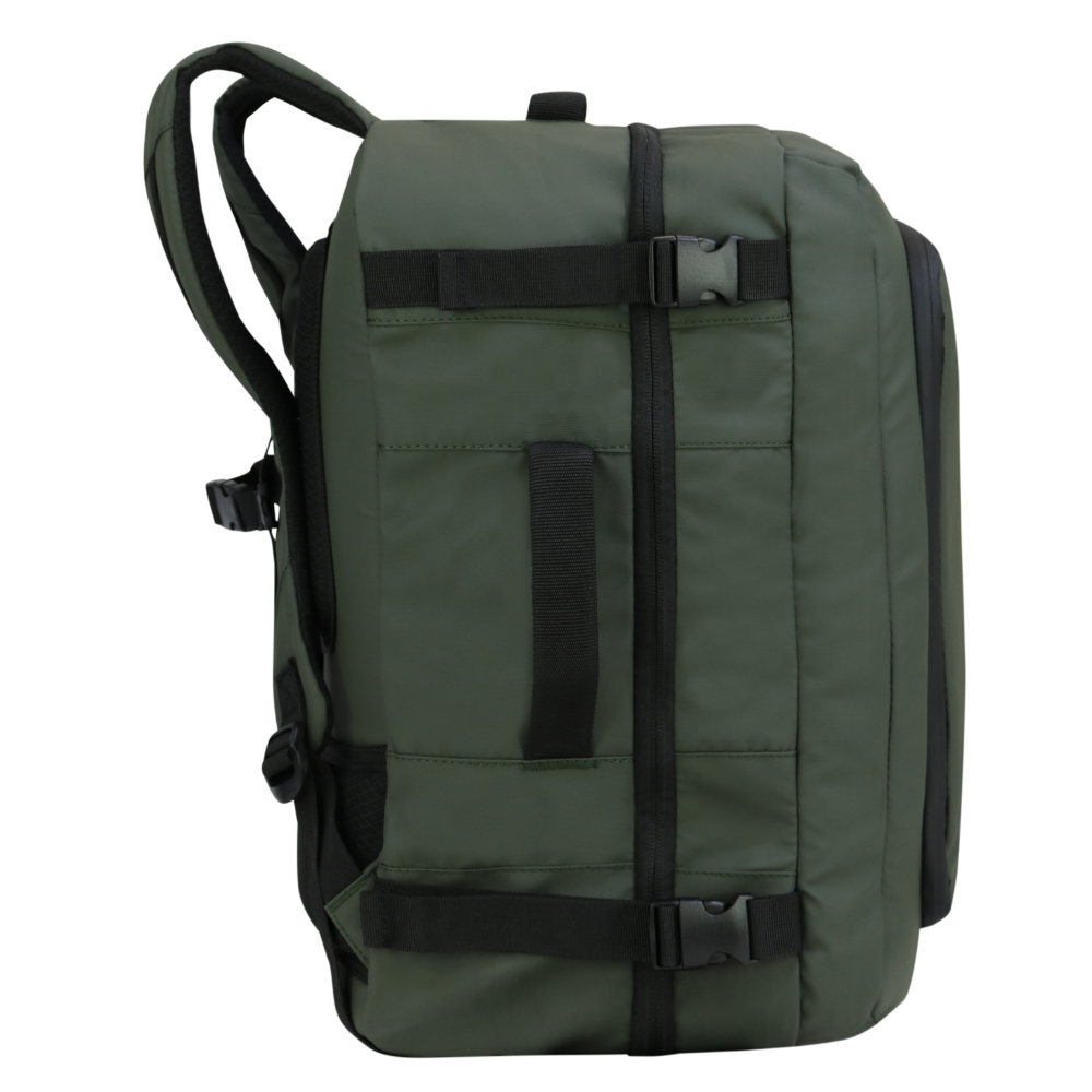 MOCHILA DE VIAJE PREMIUM TRAVELER VERDE MILITAR HEAD - 6