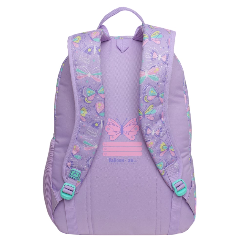 MOCHILA INFANTIL NIÑA BALLOON MARIPOSA LILA HEAD - 5