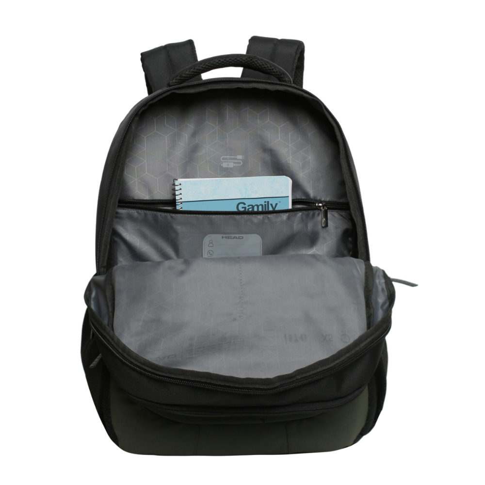 MOCHILA EJECUTIVA X5 VERDE MILITAR HEAD - 3