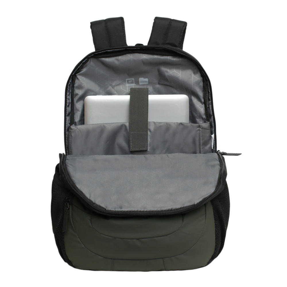 MOCHILA EJECUTIVA X5 VERDE MILITAR HEAD - 4