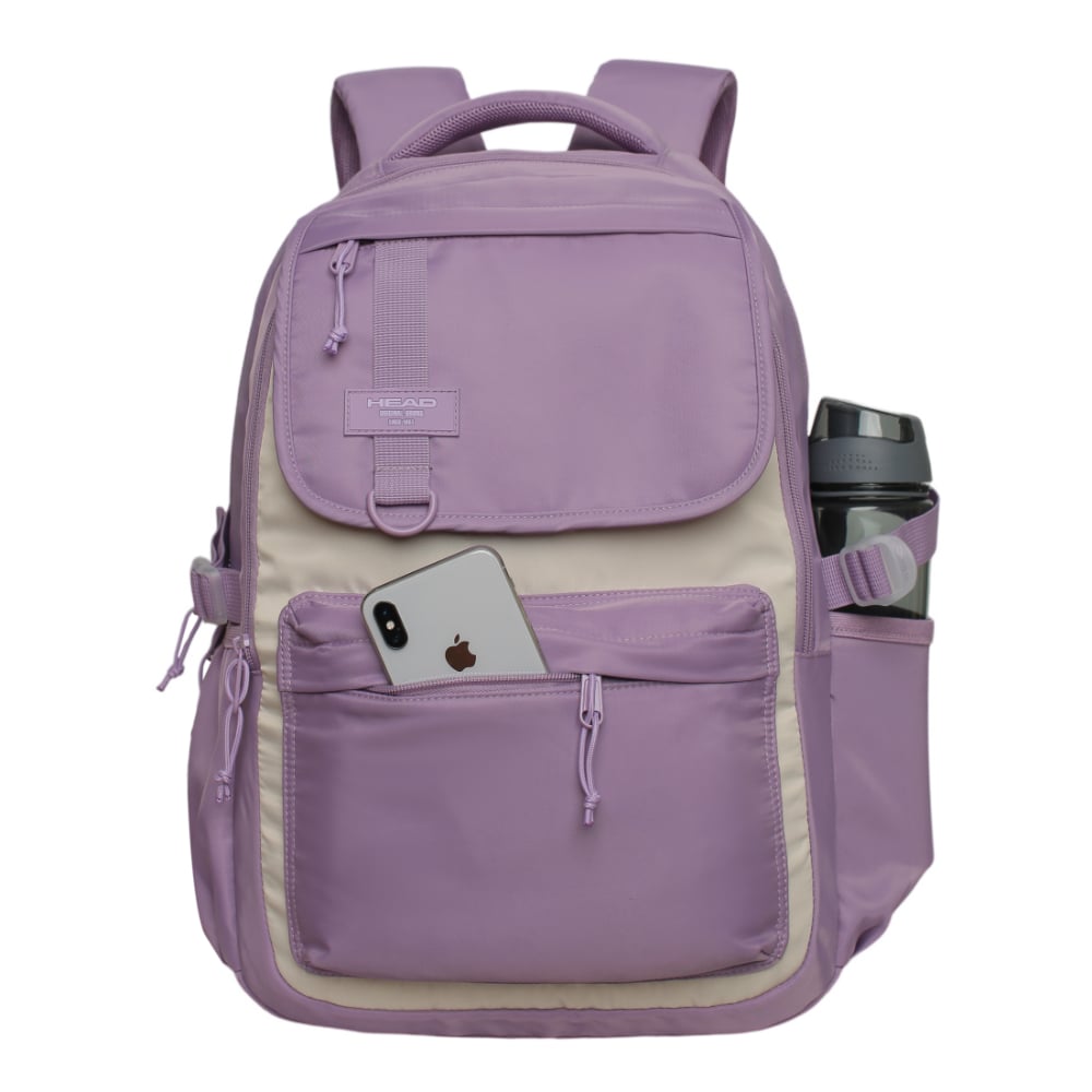 MOCHILA MUJER QASHQAI COLOR BLOCK LILA HEAD - 2