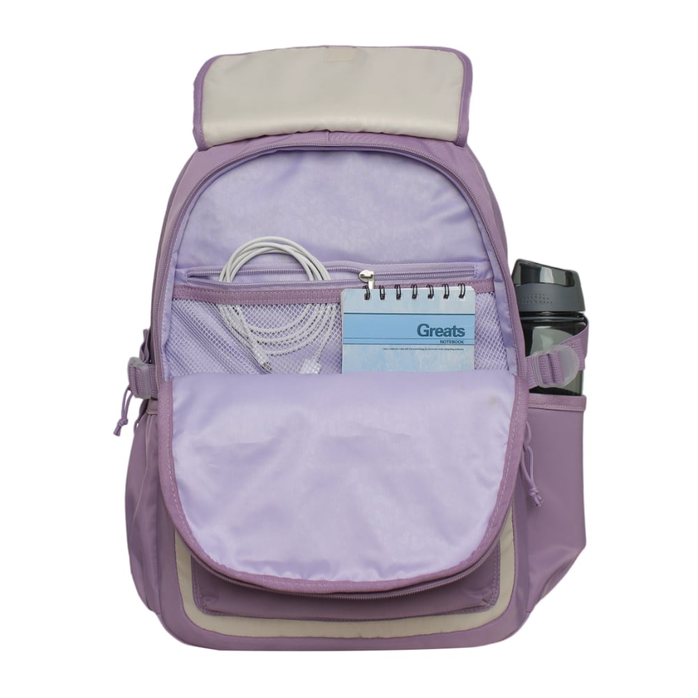 MOCHILA MUJER QASHQAI COLOR BLOCK LILA HEAD - 4