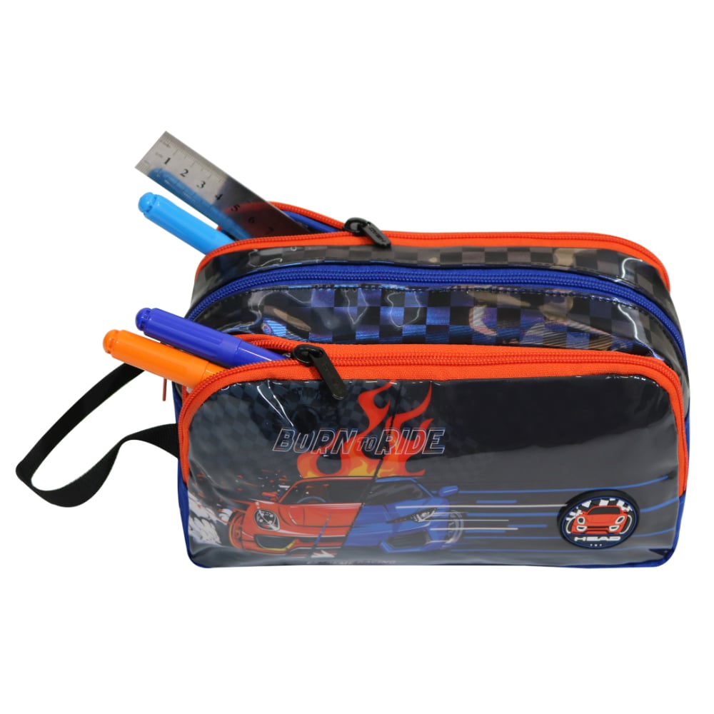 ESTUCHE INFANTIL HOMBRE ATOS RACING AZUL HEAD - 3
