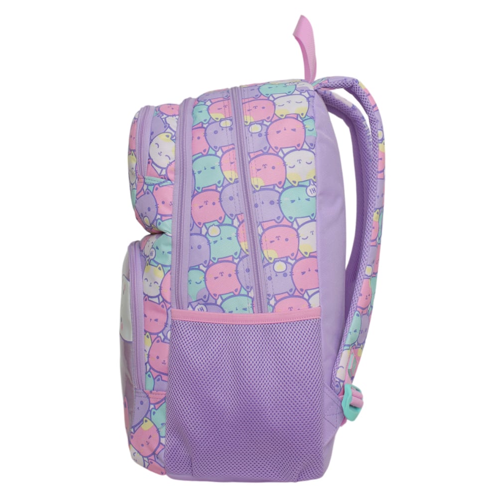 MOCHILA INFANTIL NIÑA FANTASY NEW GATOS PASTEL HEAD - 4