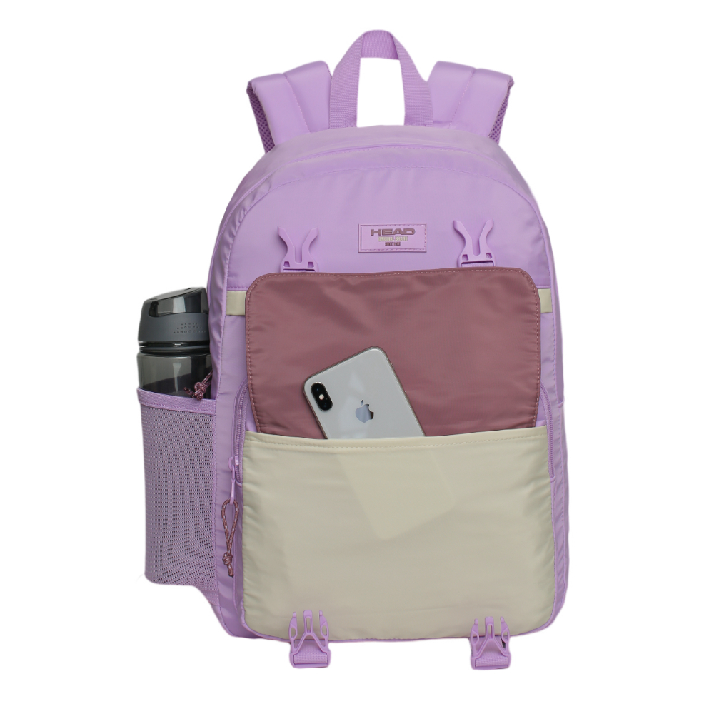 MOCHILA MUJER COROLLA COLOR BLOCK LILA HEAD - 2