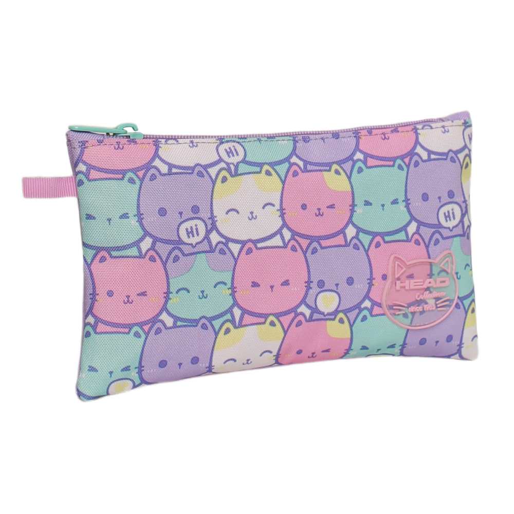 PACK BAKAN ESCOLAR MUJER NEW GATOS PASTEL HEAD - 4