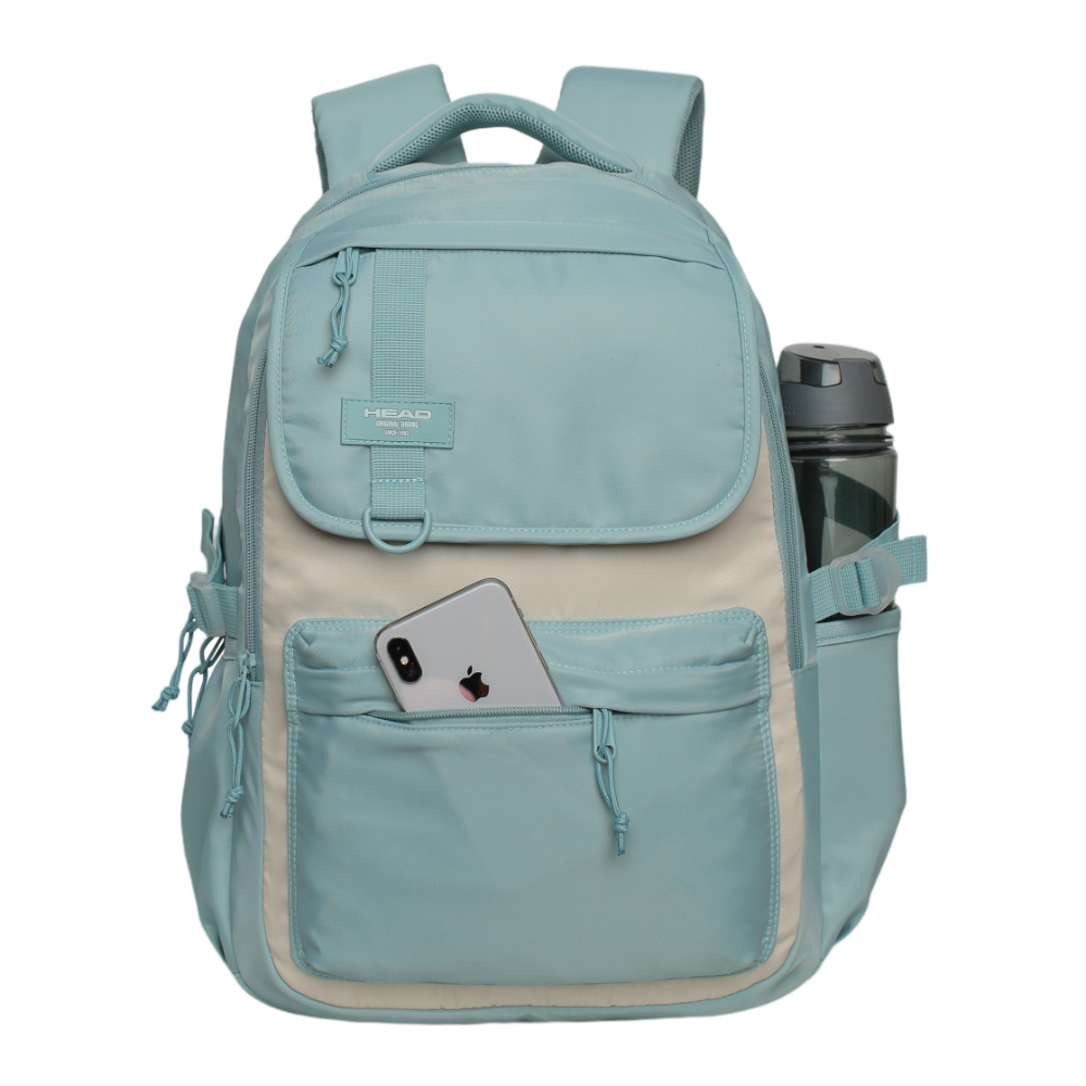 MOCHILA MUJER QASHQAI COLOR BLOCK MENTA HEAD - 2