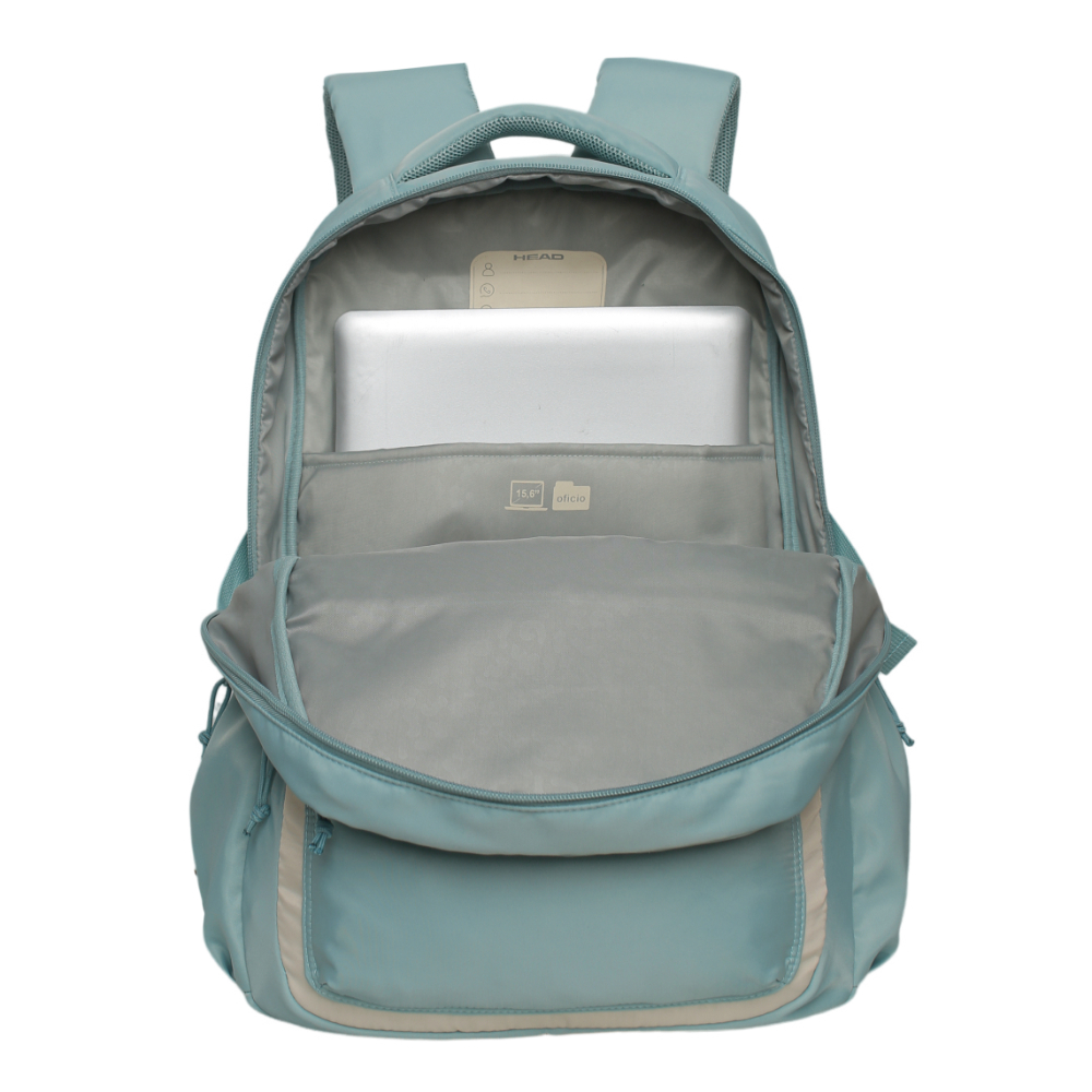 MOCHILA MUJER QASHQAI COLOR BLOCK MENTA HEAD - 3